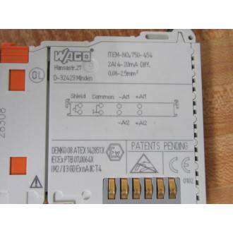Wago 750-454 Analog Input Module 750454