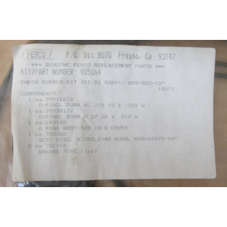 Febco 905064 Check Rubber Kit