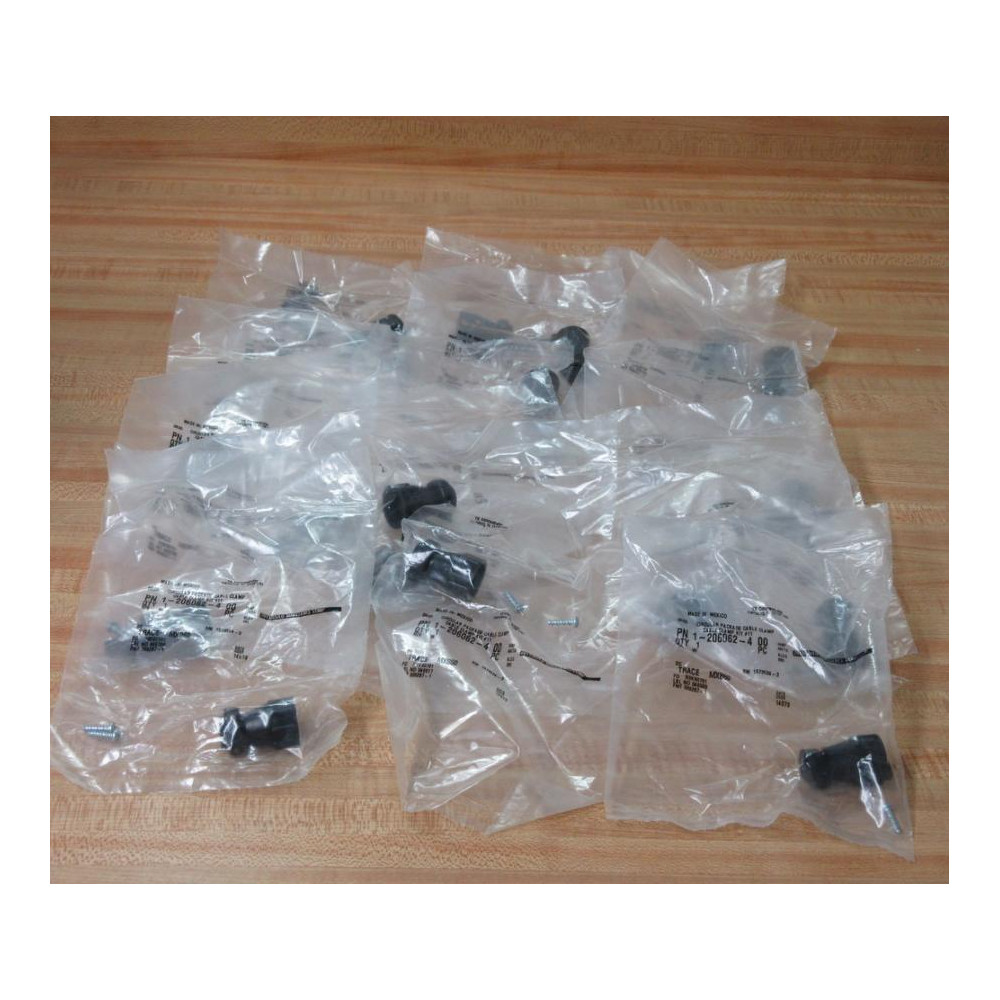 TE Connectivity 1-206062-4 Circular Cable Clamp 12060624 (Pack of 19)