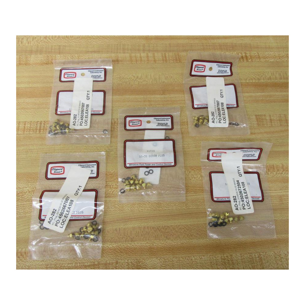 Clippard 11755 Screw Plug Kit (Pack of 50)