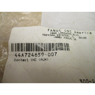 Fanuc 44A724659-007 Auxiliary Contact 44A724659007 (Pack of 3)