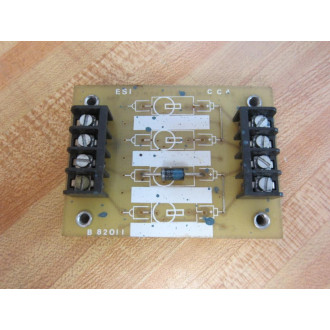 ESI B 82011 CC4 Component Carrier B82011 w1 Mounted Resistor - Used