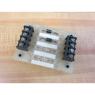 ESI B 82011 CC4 Component Carrier B82011 w2 Top Resistors - Used