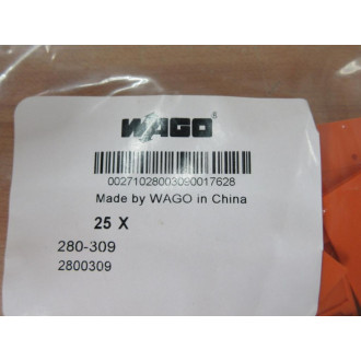 Wago 280-309 End Block 280309 (Pack of 25)