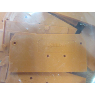 Wago 280-309 End Block 280309 (Pack of 25)