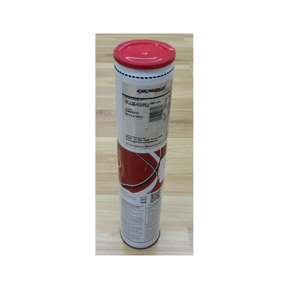Lincoln Electric ED033111 Stainless Electrode 10 Can