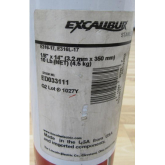 Lincoln Electric ED033111 Stainless Electrode 10 Can