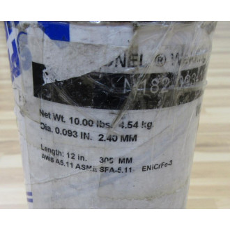 Special Metals N182-093-12-10TS02 Inconel Electrode 182 10 Can