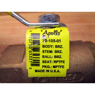Apollo 70-105-01 Ball Valve 7010501 (Pack of 6)
