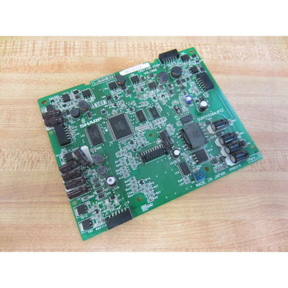 Sharp LJ64HB34 Display Circuit Board Rev.D - Parts Only