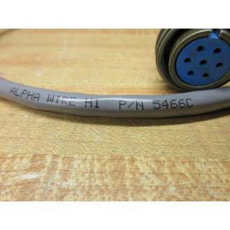 Amphenol A-034836 Alpha Wire Cable Assembly 5466C - New No Box