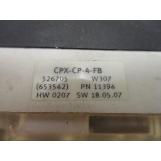 Festo CPX-CP-4-FB Electrical Interface 11394 Cracked Bottom - New No Box