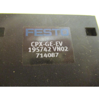 Festo CPX-CP-4-FB Electrical Interface 11394 Cracked Bottom - New No Box