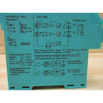 Pepperl + Fuchs KFA5-SR2-Ex2.W Switch Amplifier 37371S - New No Box