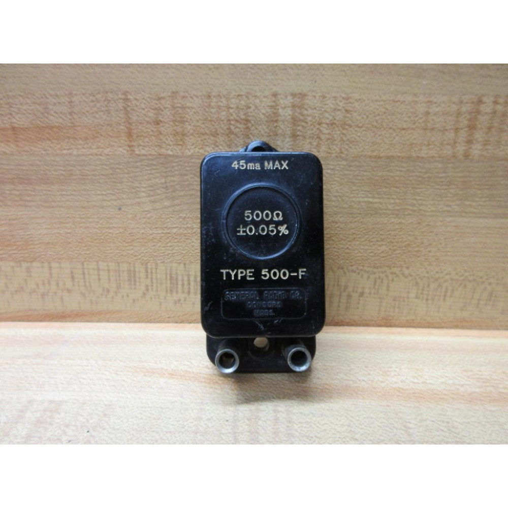 General Radio 500-F Capacitor 500Ω - New No Box