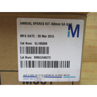 Millipore GL105508 Annual Spares Kit 400mm GA & GS