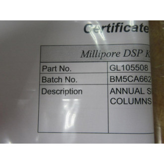 Millipore GL105508 Annual Spares Kit 400mm GA & GS