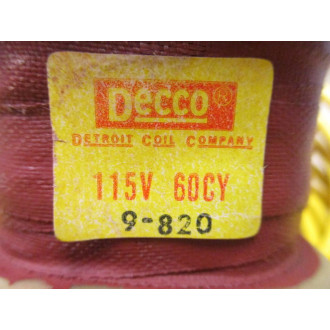 Decco 9-820 Coil 9820 - New No Box