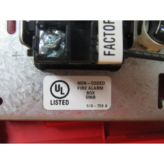 Simplex 4099-9002 Fire Alarm Pull-Down Station 596B