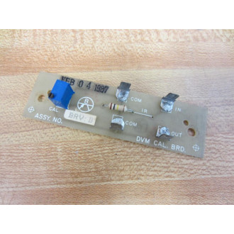 Burton 413-166-000 DVM Cal Brd 413166000 - Used