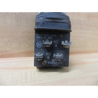 Allen Bradley 800T-PB16G Green Push Button Old Style - Used