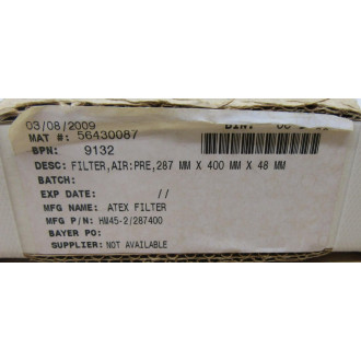 Atex HM45-2287400 Pre-Filter HM452287400