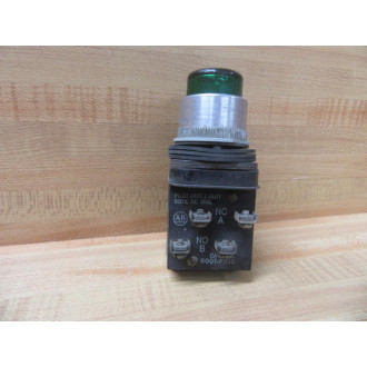 Allen Bradley 800T-PB16G Green Push Button Old Style - Used