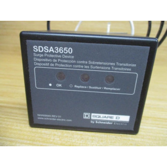 Square D SDSA3650 Secondary Surge Arrester Mounted, Ser 003 - New No Box
