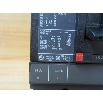 Square D HDL36015 15A PowerPact Circuit Breaker HD 060 - New No Box