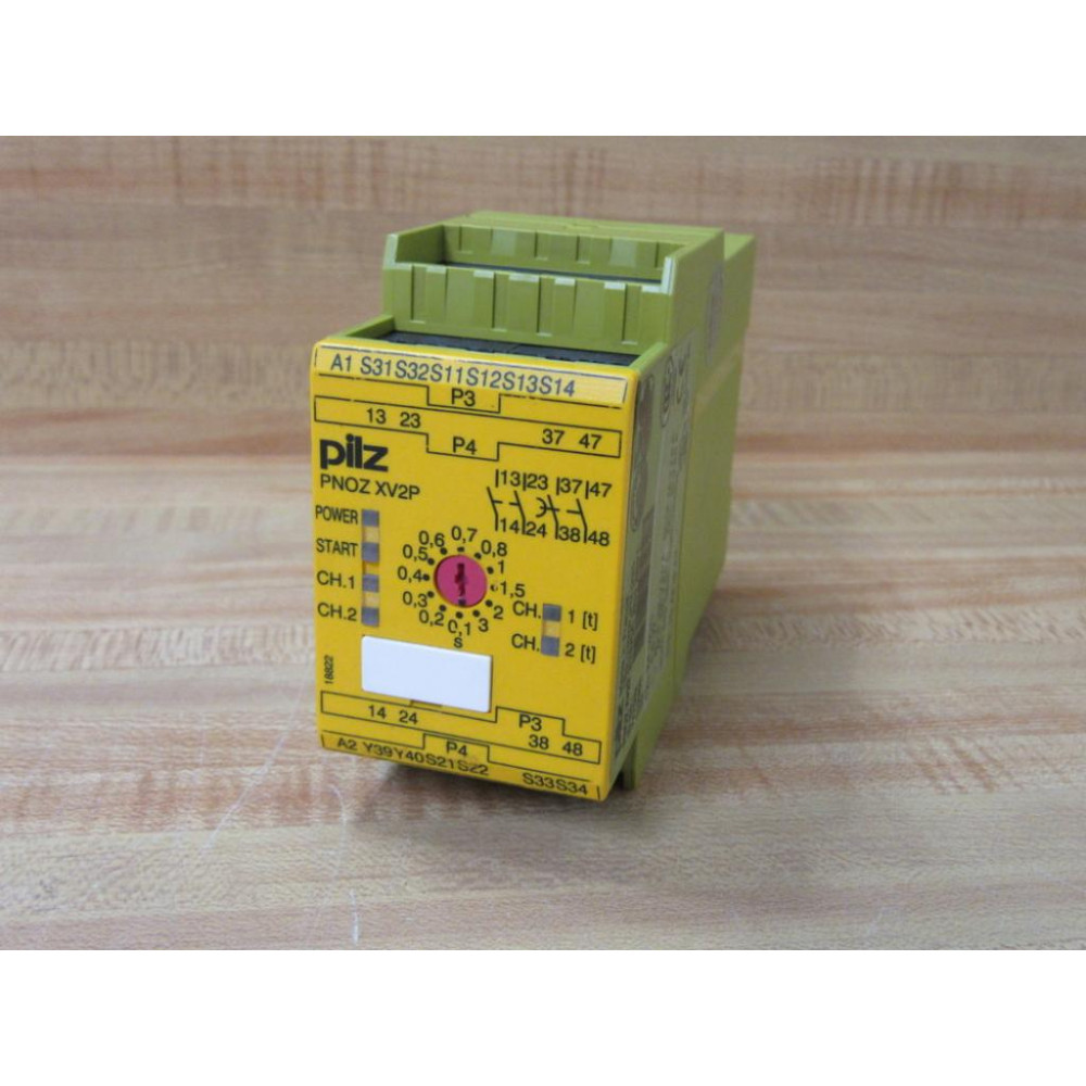 Pilz PNOZ XV2P 324VDC 2NO 2NOT Safety Relay 777502 - Used