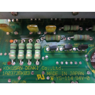 Kokusan Denki 1A03738K03 Main Motor Control Board TP1128 C2375101 - Used