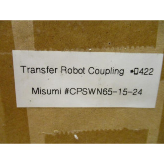 Misumi CPSWN65-15-24 Tranfer Robot Coupling CPSWN651524