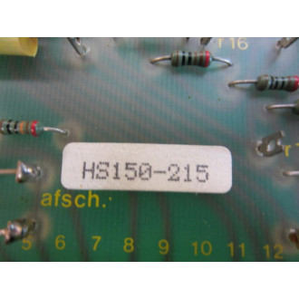 AEG HS150-215 Circuit Board HS150215 - Used