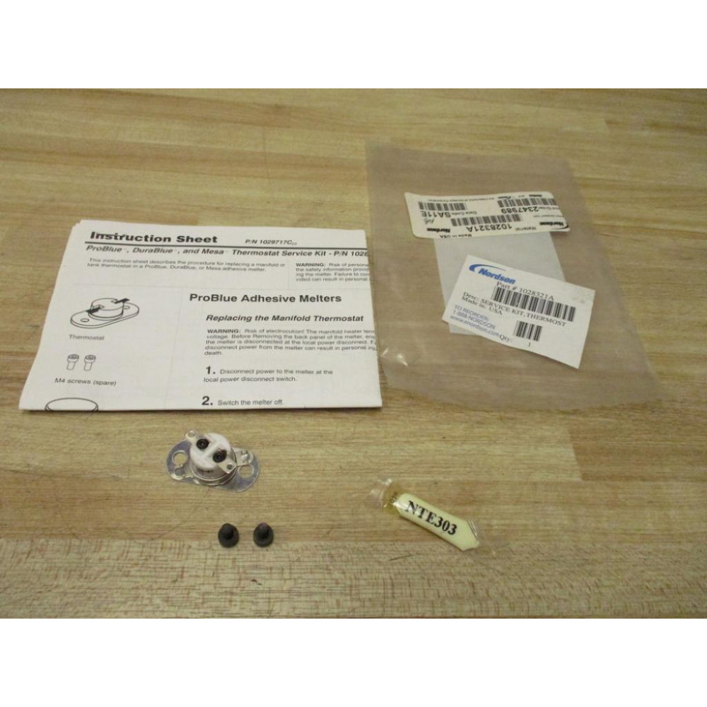 Nordson 1028321A Thermostat Service Kit