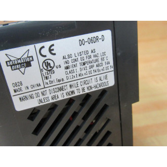 Koyo D0-06-DR-D DirectLogic 06 PLC  D006DRD WO Input Modules