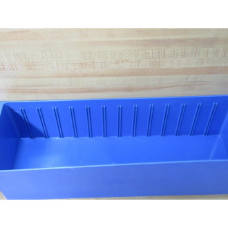 Quantum QED602BL Blue Bins Tubes 4.625" H x 5.56" W x 17.6 (Pack of 24)