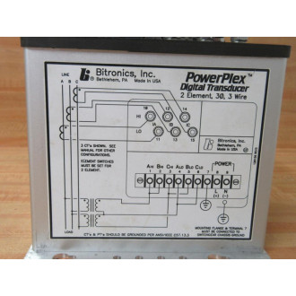 Bitronics MTWIN3 PowerPlex Digital Transducer MTWIN3 B Ver 4.30 - Used