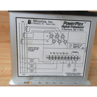 Bitronics MTWIN3 PowerPlex Digital Transducer MTWIN3 B Ver 4.50 - Used