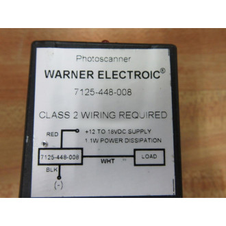 Warner Electric 7125-448-008 Photoscanner 7125448008 - New No Box
