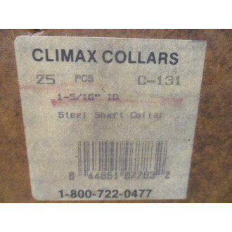 Climax C-131 Shaft Collar C131 (Pack of 24) - New No Box