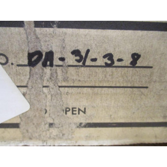 Mercoid DA-31-3-8 Pressure Switch DA3138