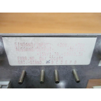 Siemens 6EV3055-0DC Sinumerik Power Supply Board - Used