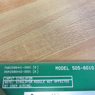 Siemens 505-6010 Simatic TI505 Input Simulator Mod 5056010 SerRev.B - Used