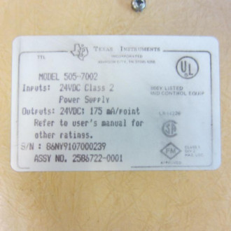 Siemens 505-7002 TI High Speed CounterEncoder Mod 5057002 w40 Screw Terminals - Used