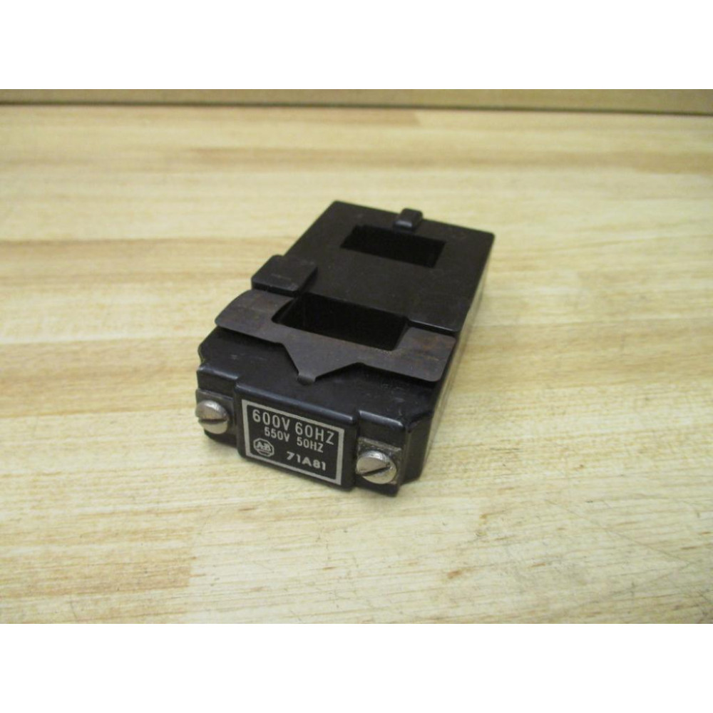Allen Bradley 71A81 Coil Chipped Housing - Used Allen Bradley 71A81 Coil Chipped Housing - Used