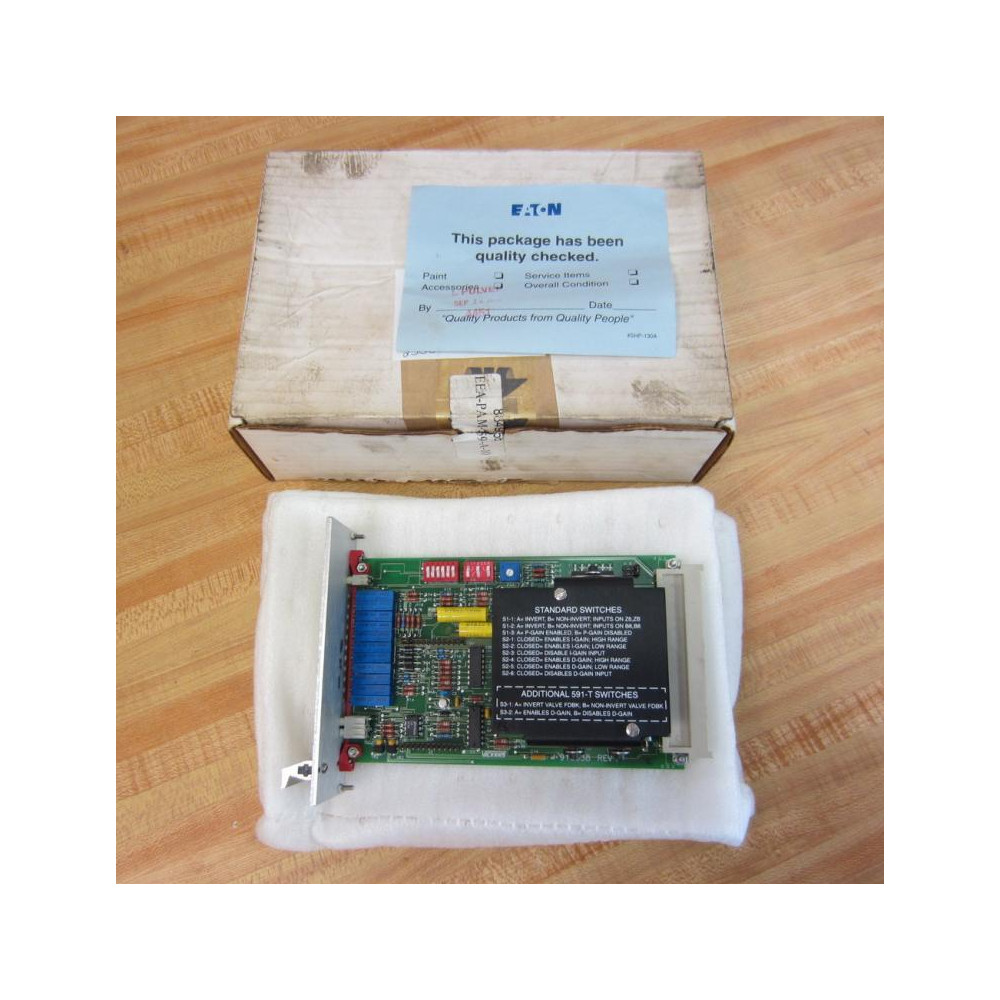 Vickers Eaton EEA-PAM-591-A-10 Power Amplifier Card 884956