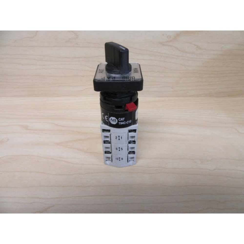 Allen Bradley 194C-C10-4521 Rotary Switch - Used