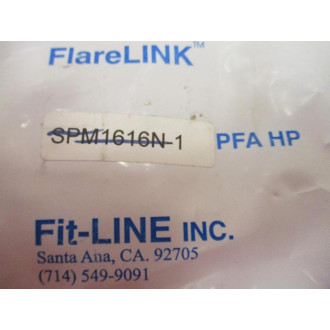 Fit-Line SPM1616N-1 FlareLINK Straight Union SPM1616N1
