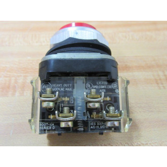 Allen Bradley 800T-B6A Push Button 800TB6A Series T w800T-XA