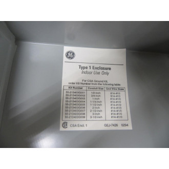 General Electric CR353XE1BB Enclosure Kit